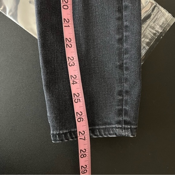 Madewell Jeans Womens Size 25 High Riser Skinny Distressed Washed Black 27”  A - Picture 9 of 11